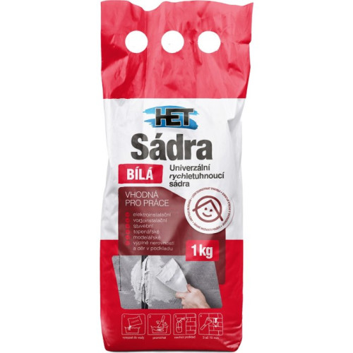 Sádra biela 1 kg